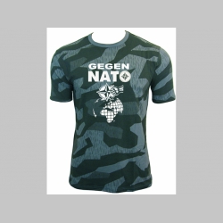 Gegen NATO, nočný maskáč-Nightcamo SPLINTER, pánske tričko 100%bavlna